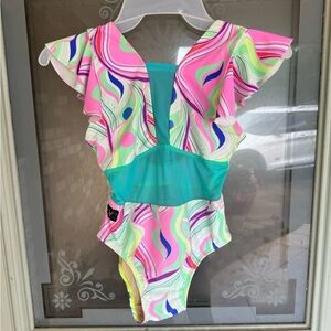 Colorful Swirl KK Dance Leotard